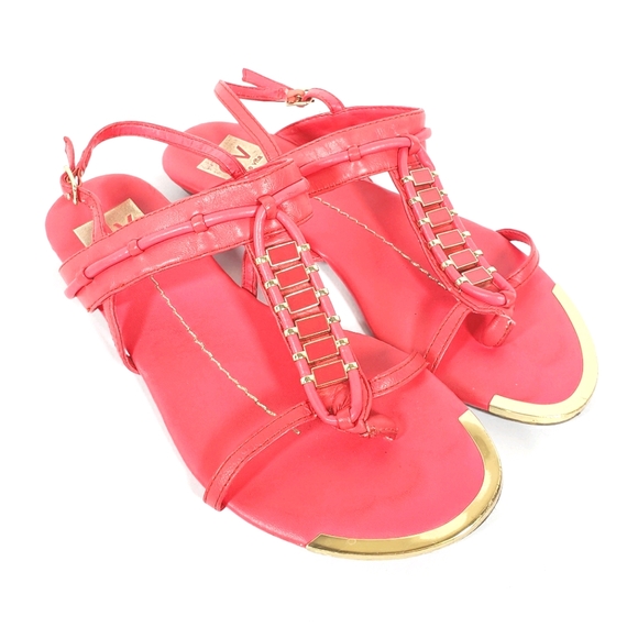 Dolce Vita Coral and Gold Sandles Size 6.5 - Picture 2 of 3